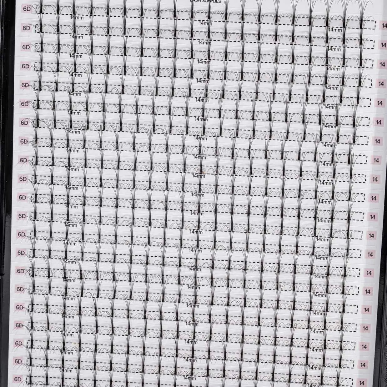 6D Long Stem Premade Fans XXL Tray - Diamond Lash Supplies