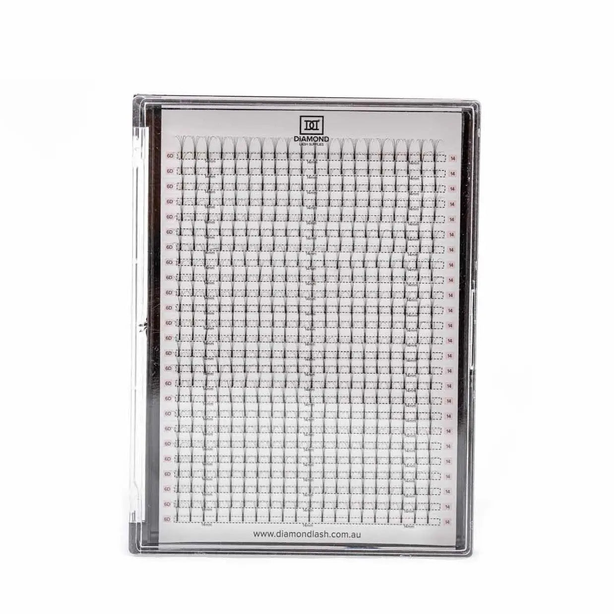 6D Long Stem Premade Fans XXL Tray - Diamond Lash Supplies