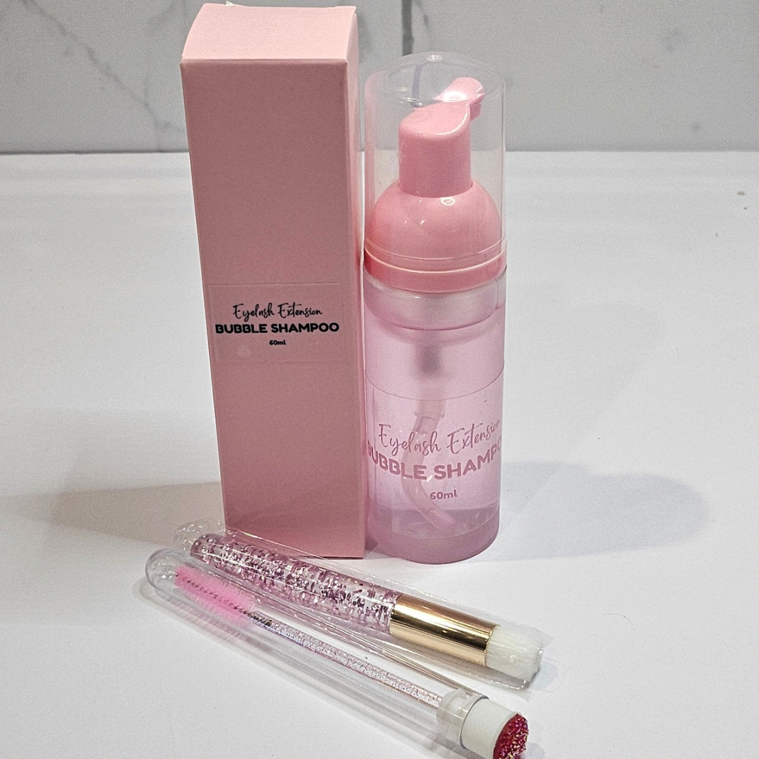 Basic Homecare Bulk 10 Pack Pink Bubble Shampoo