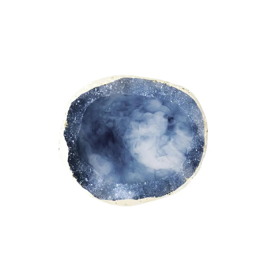 Crystal look glue plate Blue - Diamond Lash Supplies