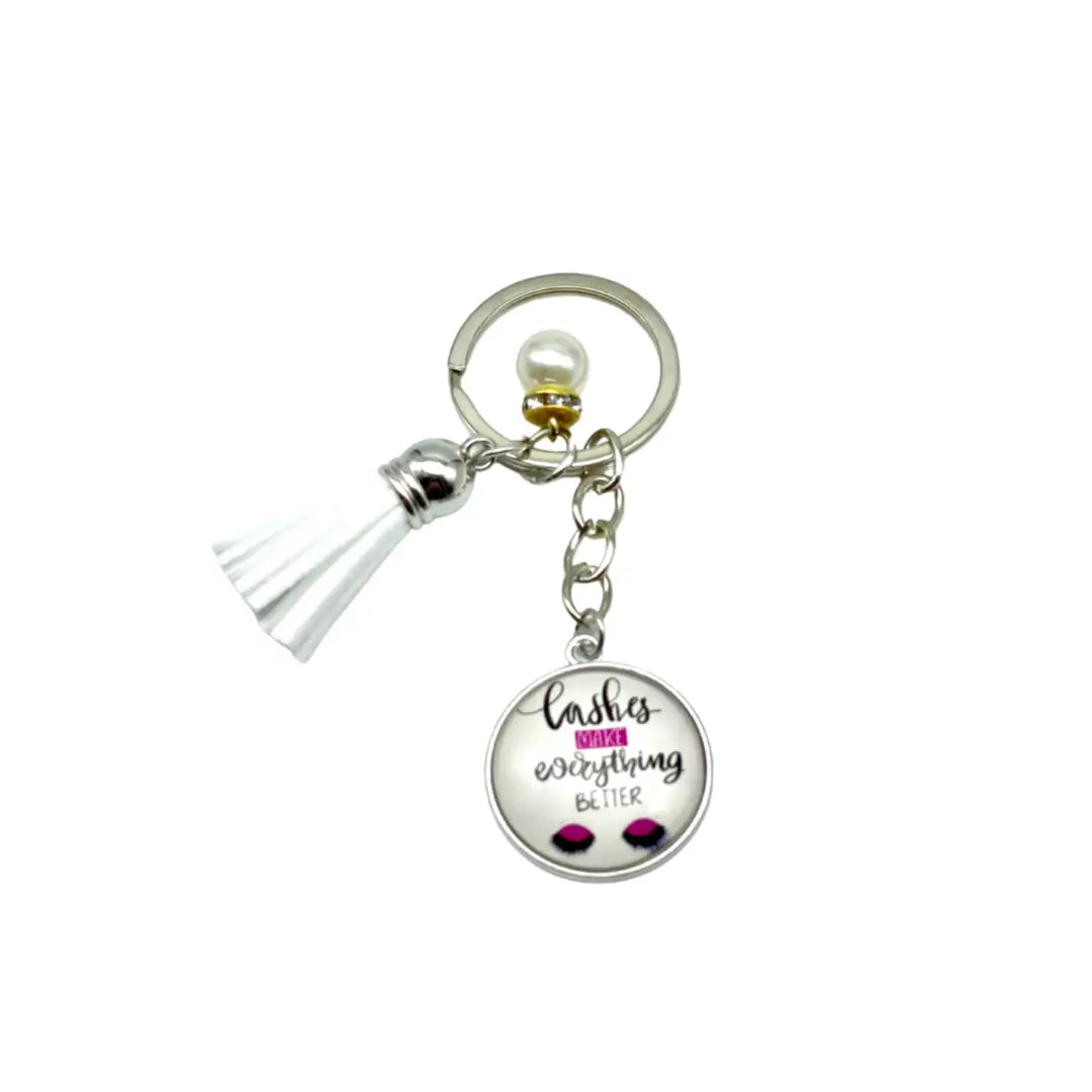 Lashes make everything better keyring Diamond Lash Supplies