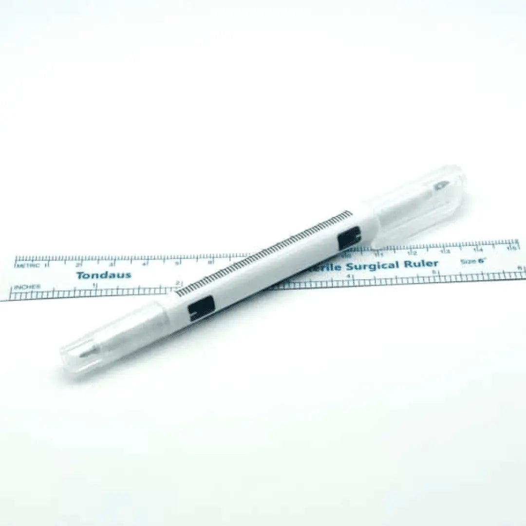 Mapping Pen with Ruler - Diamond Lash Supplies