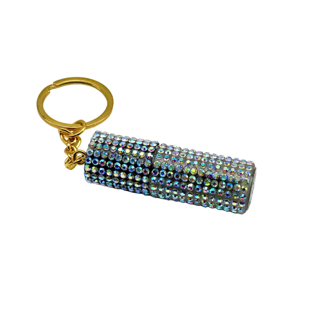 Mini brush keyring with bling Diamond Lash Supplies