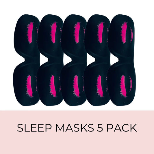 Sleep Mask 5 Pack Diamond Lash Supplies