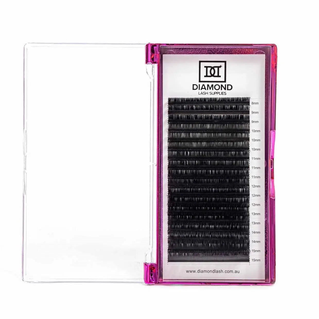 Classic Flat Lashes 0.20 Mixed Tray - Diamond Lash Supplies 