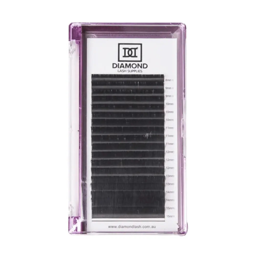 Classic Flat Lashes 0.20 Mixed Tray - Diamond Lash Supplies 