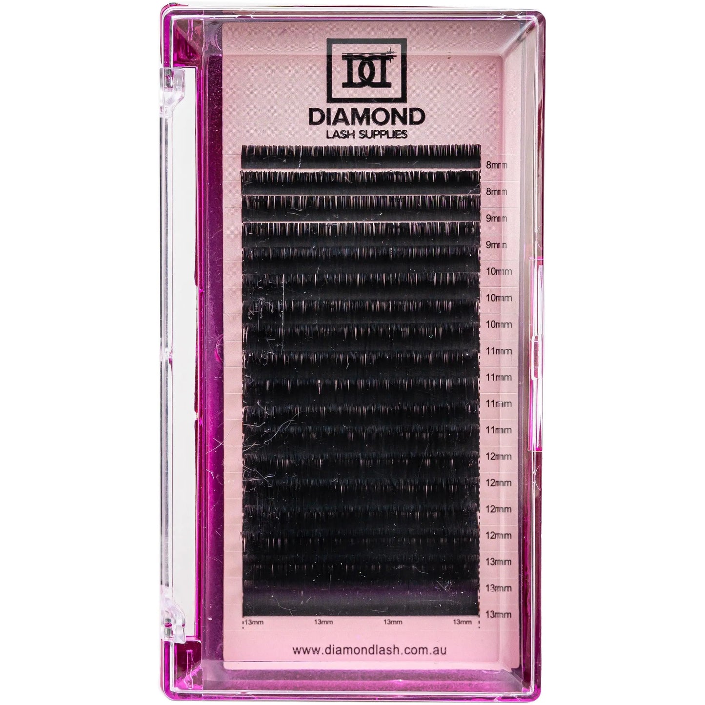 Classic Flat Lashes 0.20 Mixed Trays Diamond Lash Supplies