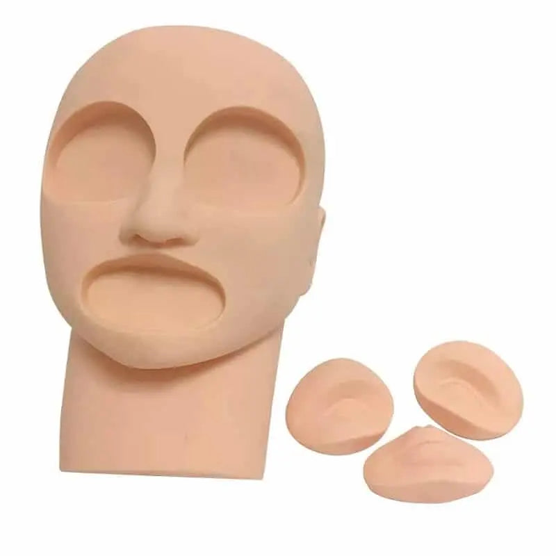 Cosmetic Tattoo Mannequin Head - Diamond Lash Supplies 