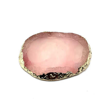 Crystal look glue plate Pink - diamond lash supplies