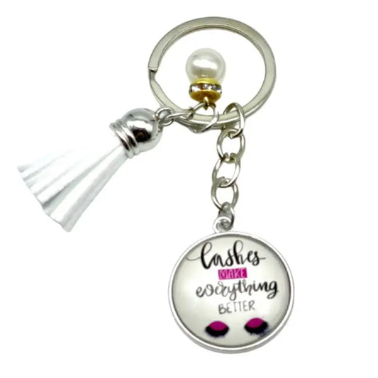 Lashes make everything better keyring Diamond Lash Supplies