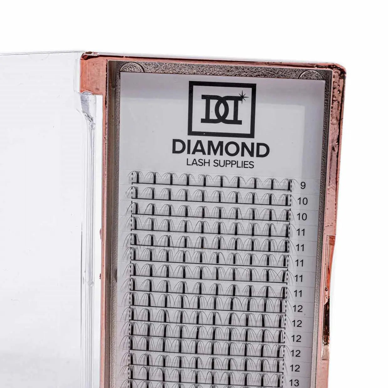 Long Stem Premade Fans 0.07 3D-8D - Diamond Lash Supplies 