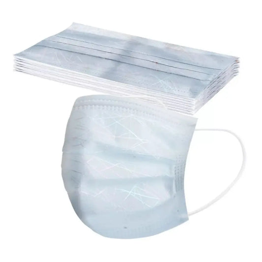 Lux Disposable Face Masks Blue Diamond Lash Supplies