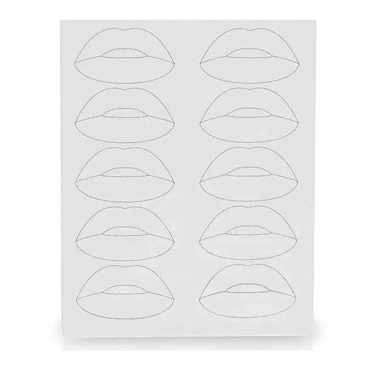 Microblading Practice Skin Mouth Outline - Diamond Lash Supplies 