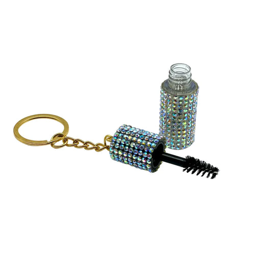 Mini brush keyring with bling Diamond Lash Supplies