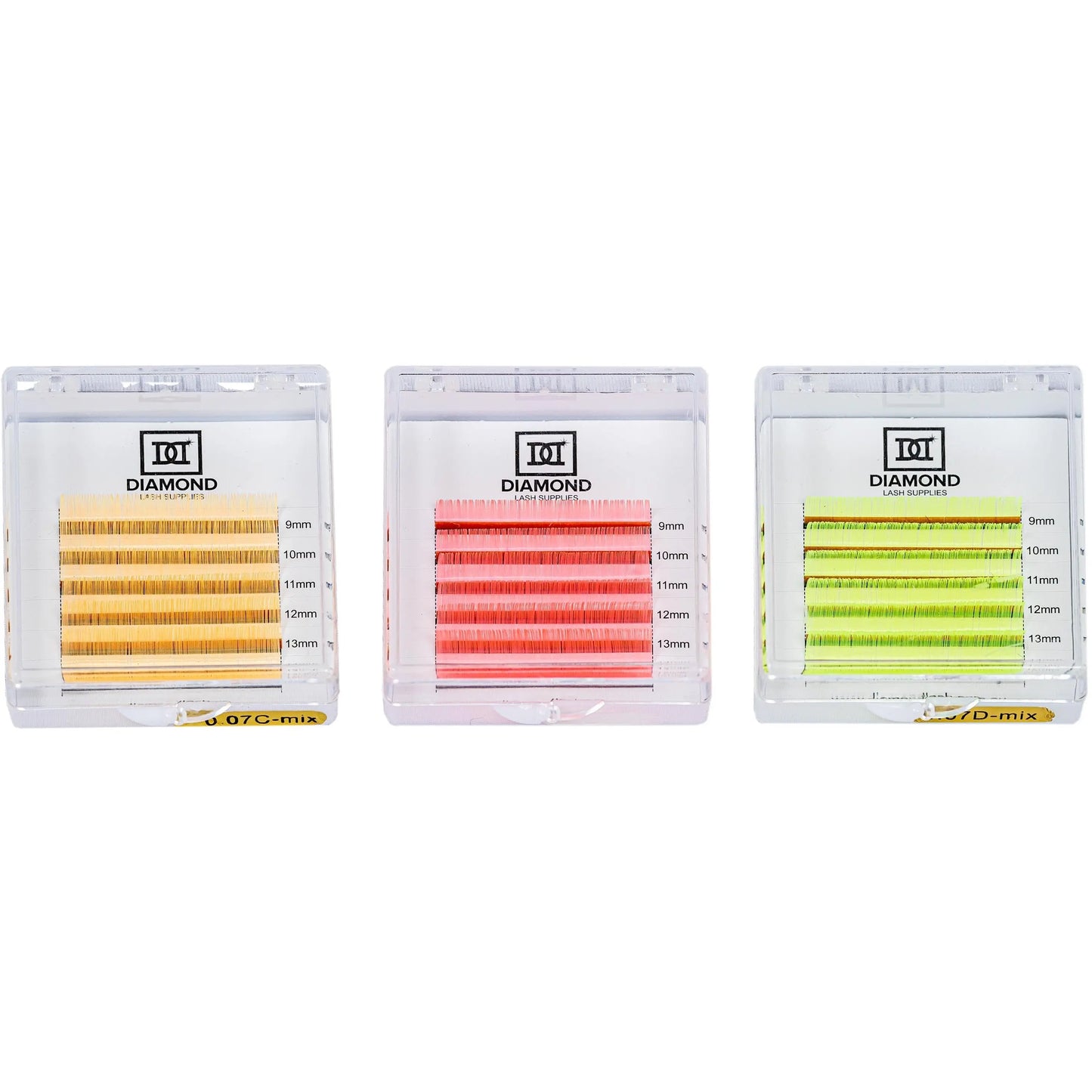 Neon Colour Lashes Mini's Diamond Lash Supplies