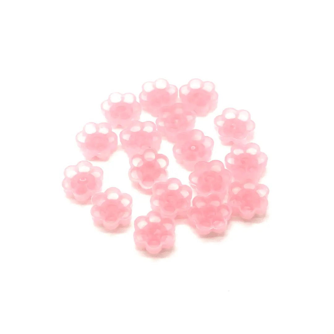 Pink Flower Glue Cups - Diamond Lash Supplies 